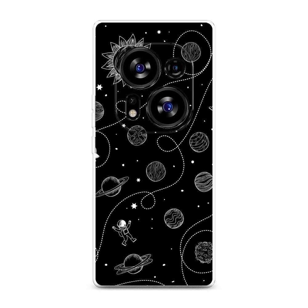 

Чехол Awog на Tecno Phantom X2"В невесомости", Бежевый, 303350-4