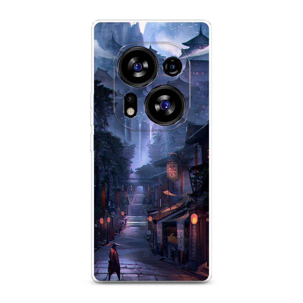 

Чехол Awog на Tecno Phantom X2"Одинокий самурай", Синий;черный;коричневый, 303350-10