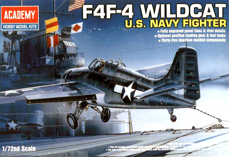 

12451 Самолет GRUMMAN F4F-4 WILDCAT