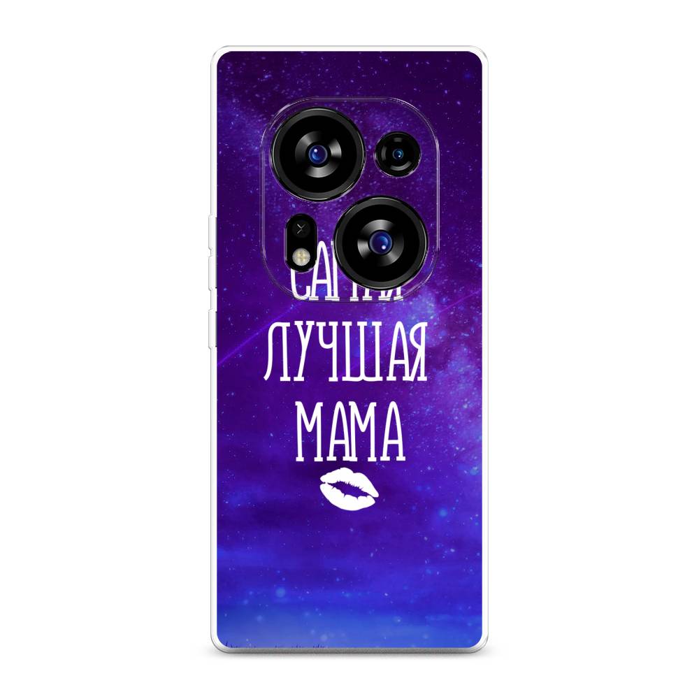 

Чехол Awog на Tecno Phantom X2"Лучшая мама", Фиолетовый;синий;белый, 303350-6