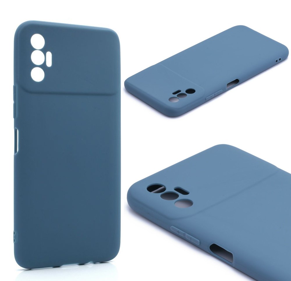 фото Силиконовый чехол tpu case матовый для tecno spark 8p темно-зеленый