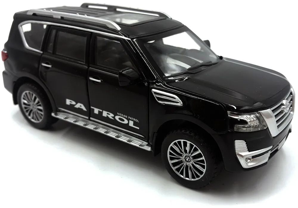 Машинка игрушка внедорожник Nissan-Patrol, черный машинка paw patrol дайкаст кино зума 6061570