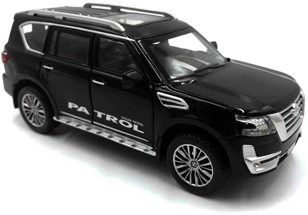 

Машинка игрушка внедорожник Nissan-Patrol, черный, Nissan-Patrol