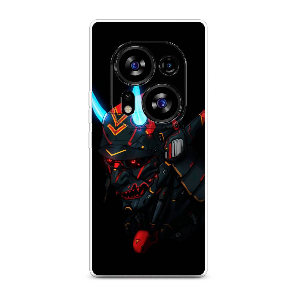 

Чехол Awog на Tecno Phantom X2"Неоновый самурай", Черный;красный;голубой, 303350-6