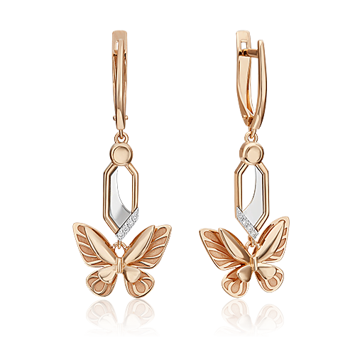 

Серьги подвески из золота с бриллиантом PLATINA jewelry 02-4812-00-101-1111_0, 02-4812-00-101-1111_0
