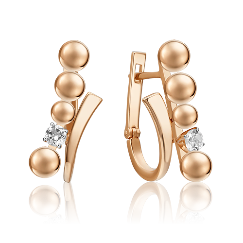 

Серьги из красного золота с топазом PLATINA jewelry 02-4837-00-201-1110_0, 02-4837-00-201-1110_0