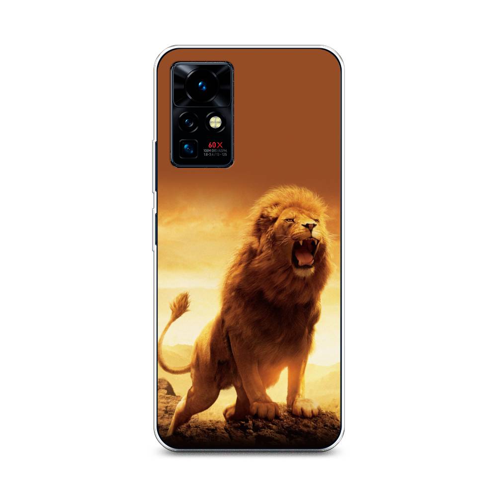 

Чехол на Infinix Zero X Pro "Львиный рык", Коричневый;желтый;оранжевый, 3101150-1