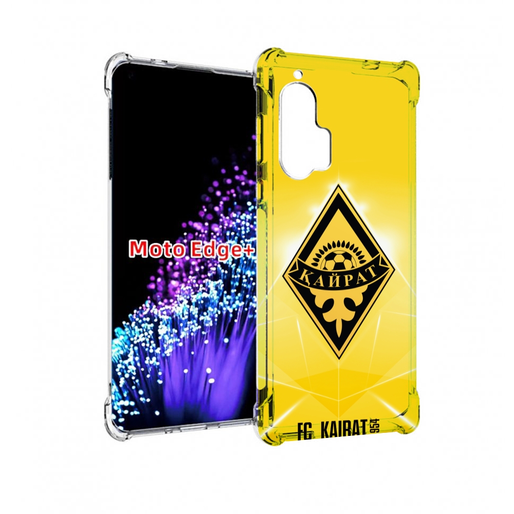 

Чехол MyPads фк каират алматы для Motorola Edge+ Plus, Прозрачный, Tocco