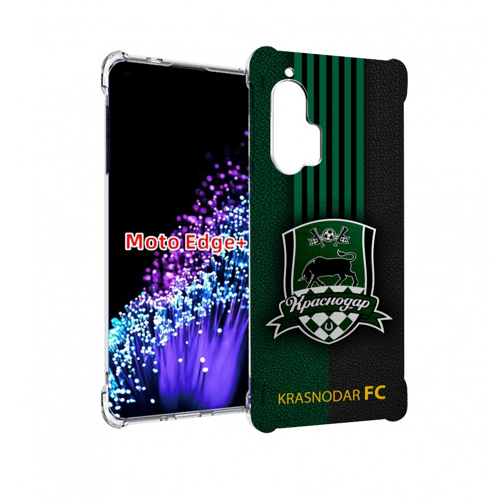 

Чехол MyPads фк краснодар мужской для Motorola Edge+ Plus, Прозрачный, Tocco