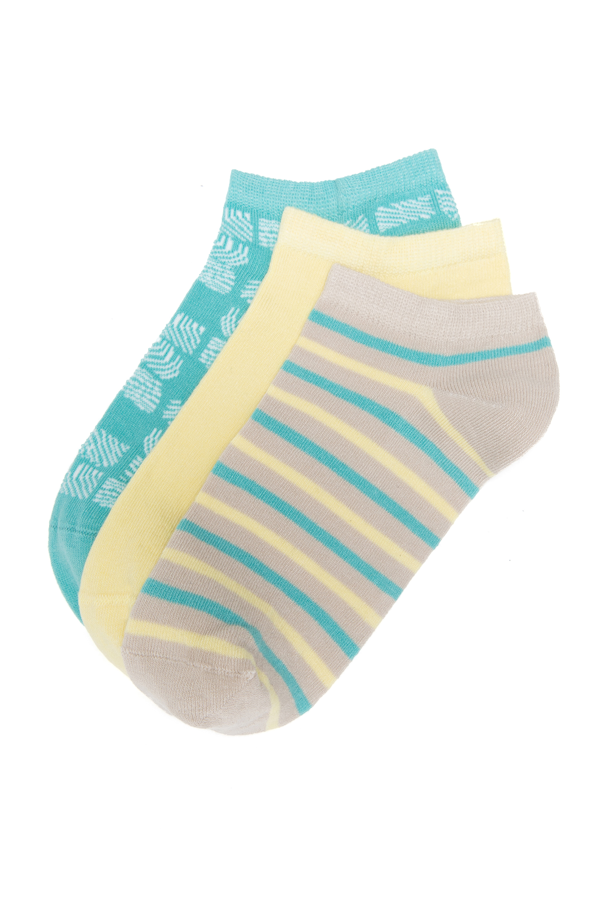 Комплект носков женских U.S. POLO Assn. A082SZ013P02EDO разноцветных one size