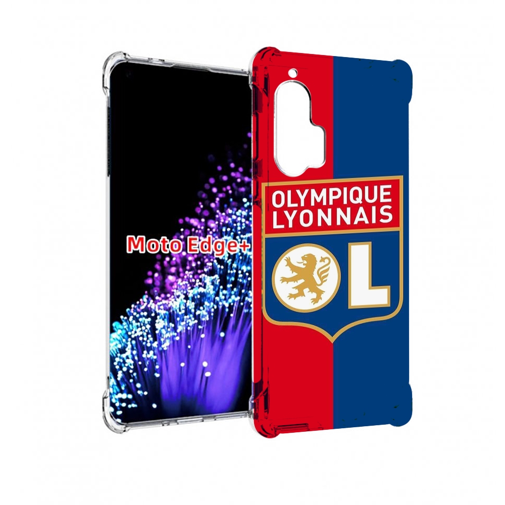 

Чехол MyPads фк лион эмблема для Motorola Edge+ Plus, Прозрачный, Tocco