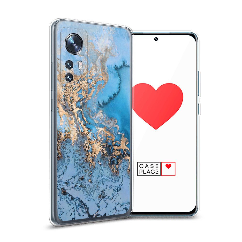 

Силиконовый чехол Awog "Морозная лавина синяя" для Xiaomi 12, Разноцветный, 312350-3