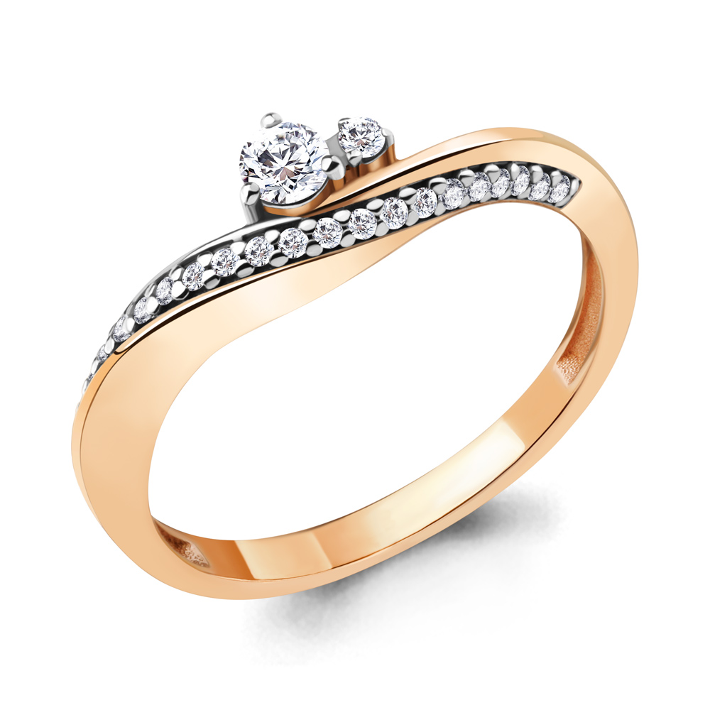 

Кольцо из красного золота с бриллиантом Aquamarine Aquamarine 964081Ак_585_кз р, 964081Ак_585_кз