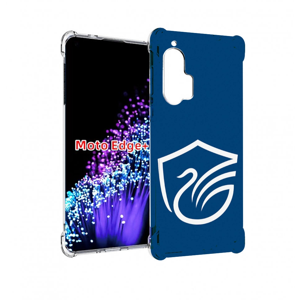 

Чехол MyPads фк олимп долгопрудныи мужской для Motorola Edge+ Plus, Прозрачный, Tocco