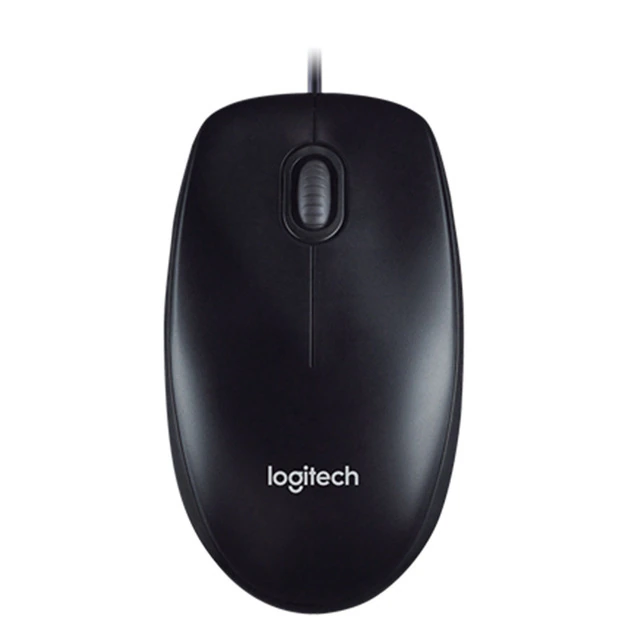 Проводная мышь Logitech M100r серый (910-005006)