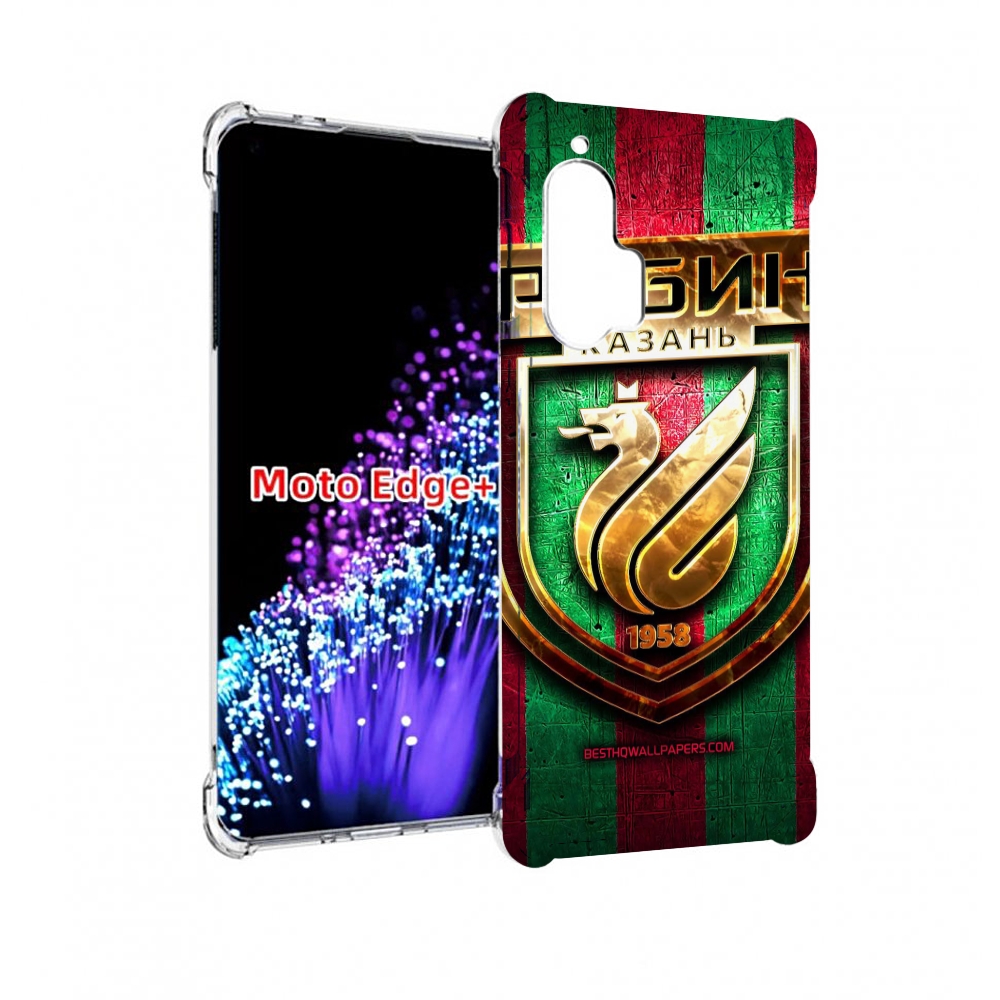 

Чехол MyPads фк рубин казань для Motorola Edge+ Plus, Прозрачный, Tocco
