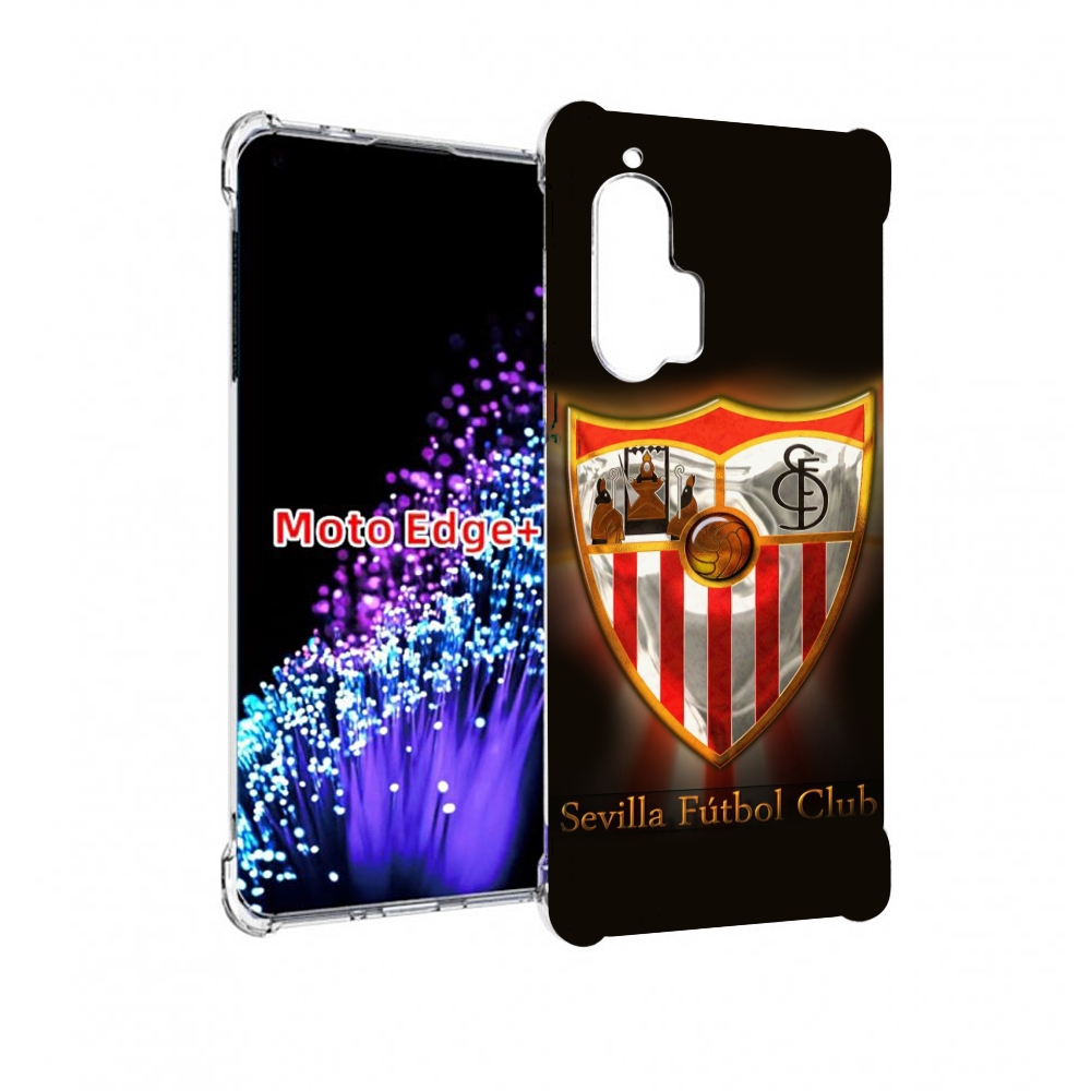 

Чехол MyPads фк севилья испания мужской для Motorola Edge+ Plus, Прозрачный, Tocco