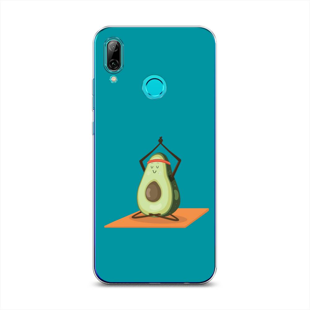 

Чехол на Honor 10 Lite "Расслабься с авокадо", Бирюзовый, 67250-6