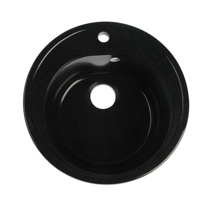 

Мойка AGATA AG7C1, врезная, 500 х 180 мм, круглая, цвет черный, AG7C1