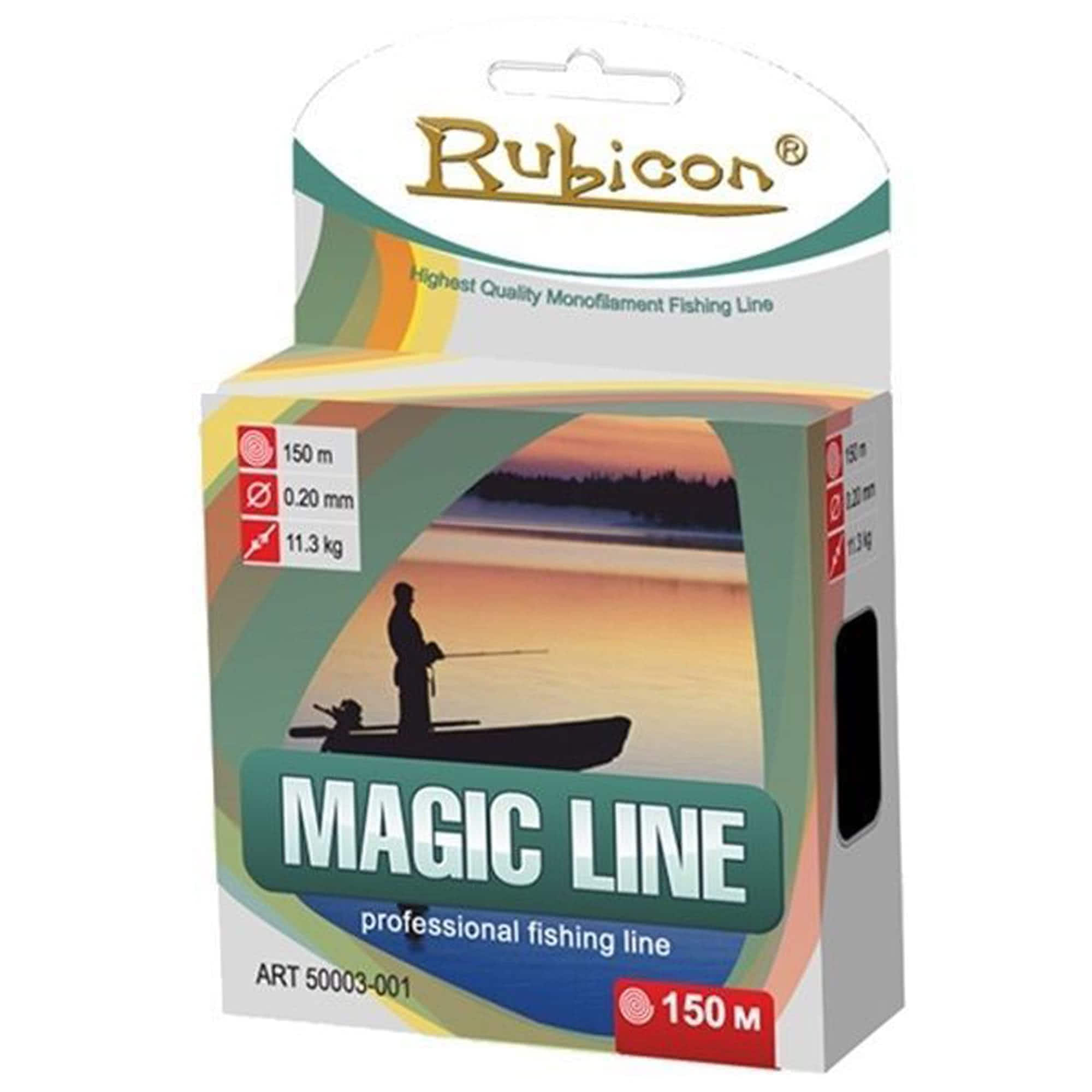 Леска монофильная Rubicon Magic Line 02 мм 150 м 58 кг multicolor 274₽