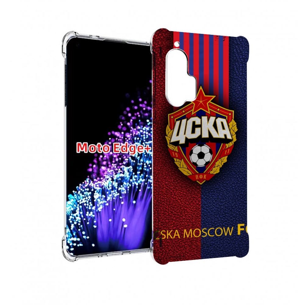 

Чехол MyPads фк цска для Motorola Edge+ Plus, Прозрачный, Tocco
