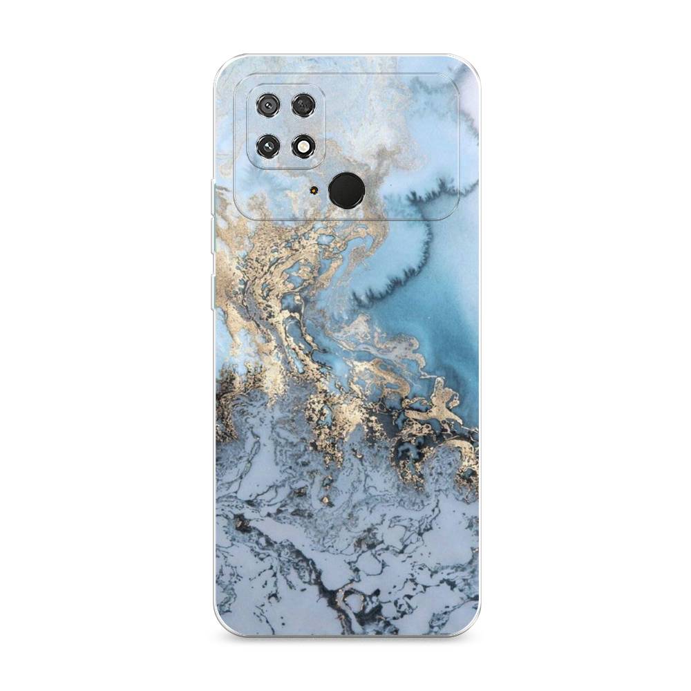 

Чехол Awog на Poco C40 "Морозная лавина синяя", Разноцветный, 315850-3