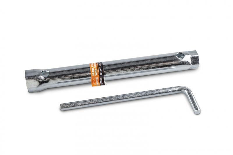 Ключ свечной L-обр. Lavita, арт. LA 511505 карданный, 2 головки 16 и 22 мм (L=200мм) набор для демонтажа свечей накаливания car tool ct e012