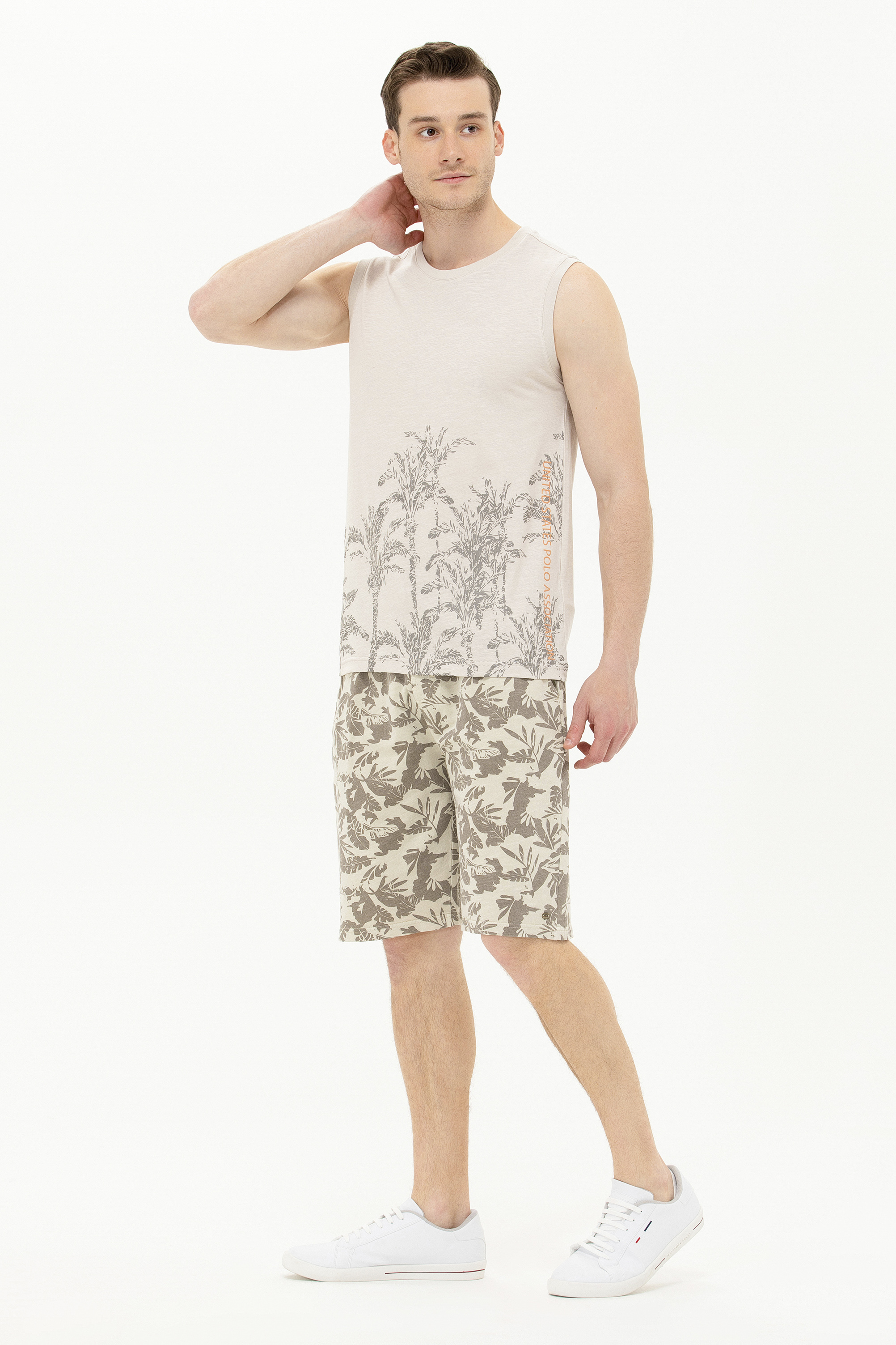 

Повседневные шорты мужские U.S. POLO Assn. G081SZ0OS0MURA бежевые M, Бежевый, G081SZ0OS0MURA