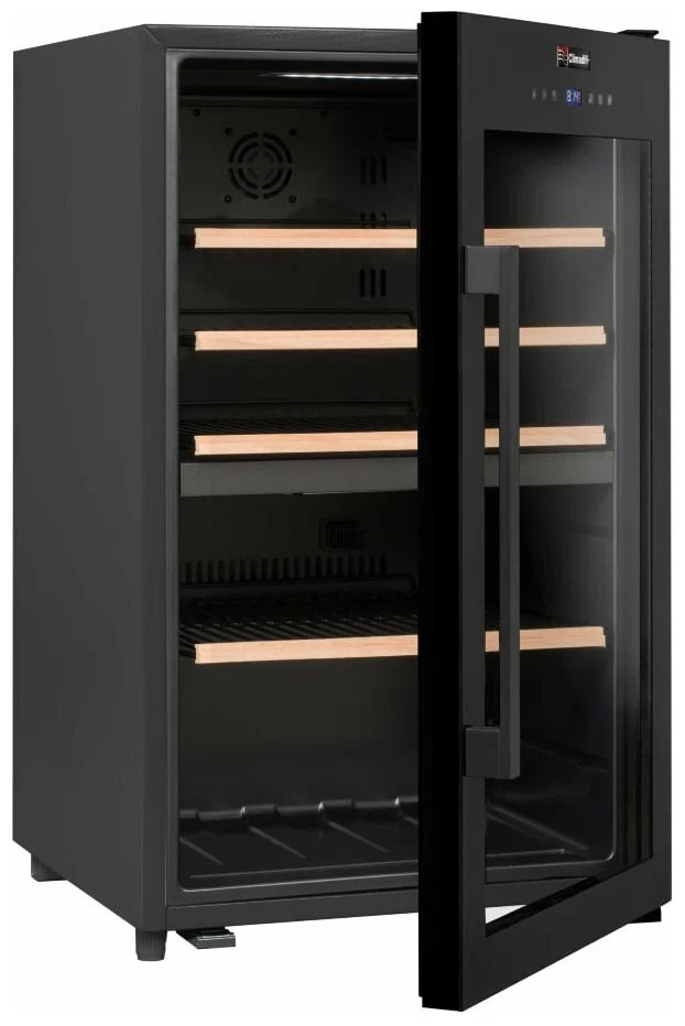 Винный шкаф Climadiff CD56B1 черный встраиваемый винный шкаф climadiff cbi44s1b
