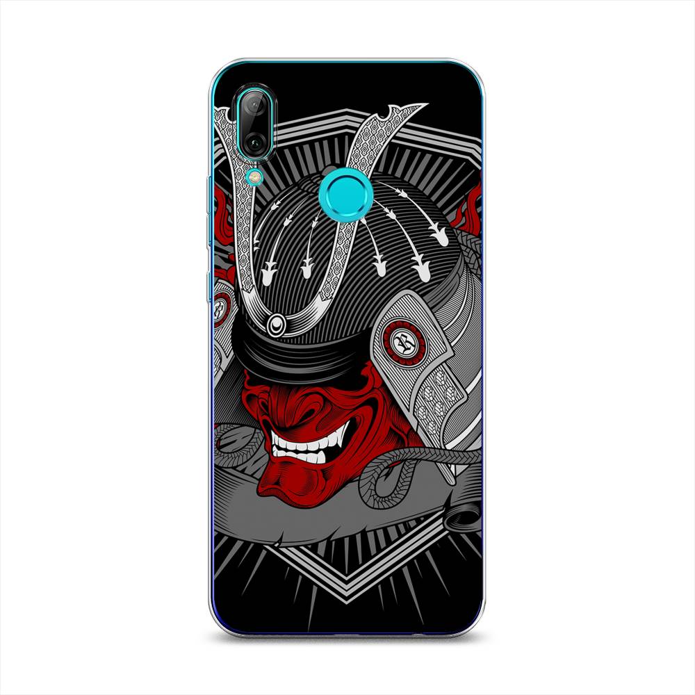 

Чехол на Honor 10 Lite "Красная маска самурая", Белый;красный;черный, 67250-4