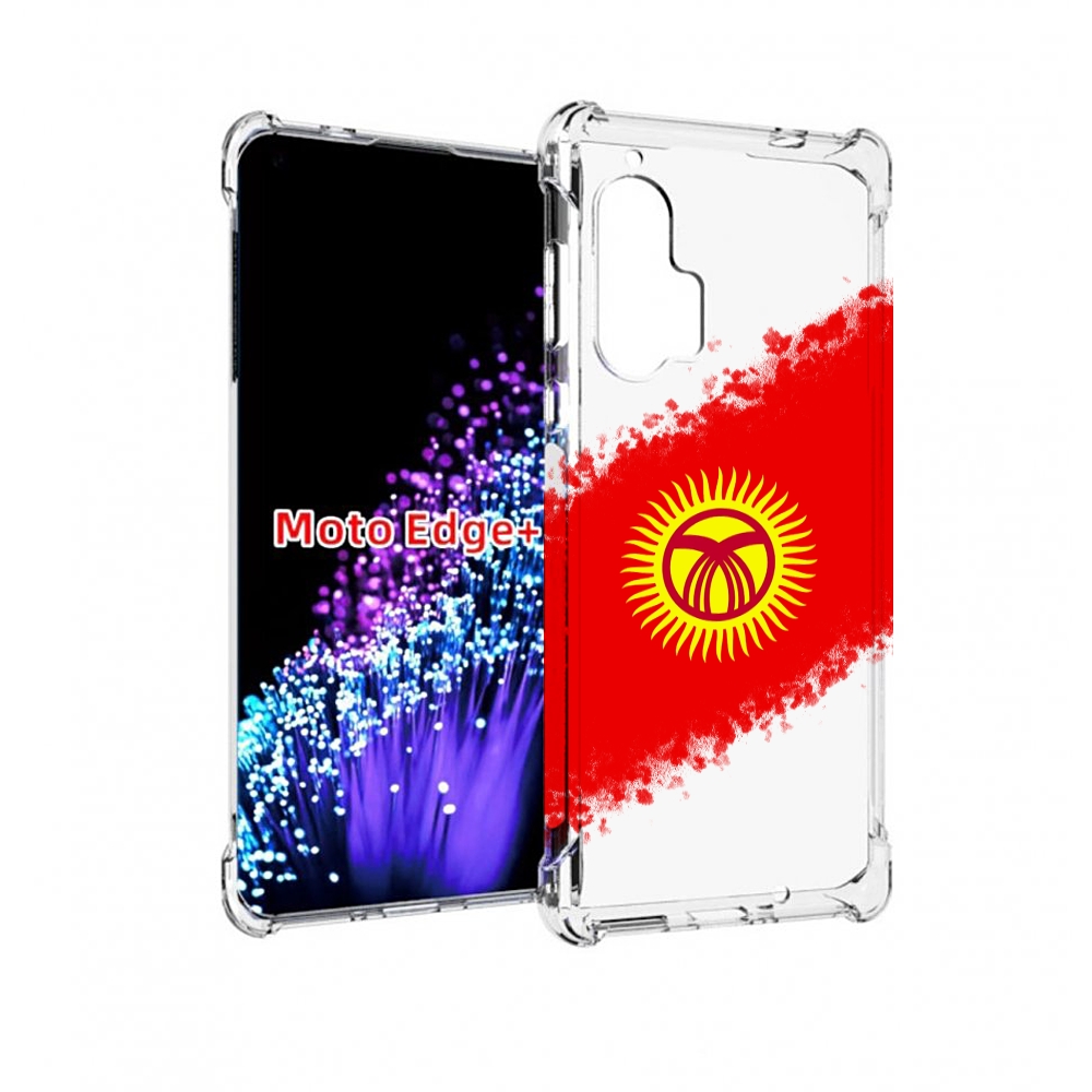 

Чехол MyPads флаг Киргизии для Motorola Edge+ Plus, Прозрачный, Tocco