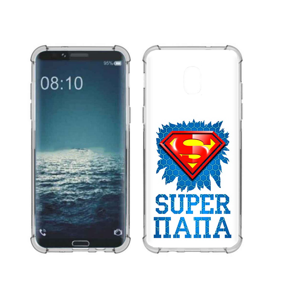 

Чехол MyPads Tocco для Samsung Galaxy J3 Супер Папа (PT226926.574.165), Прозрачный, Tocco