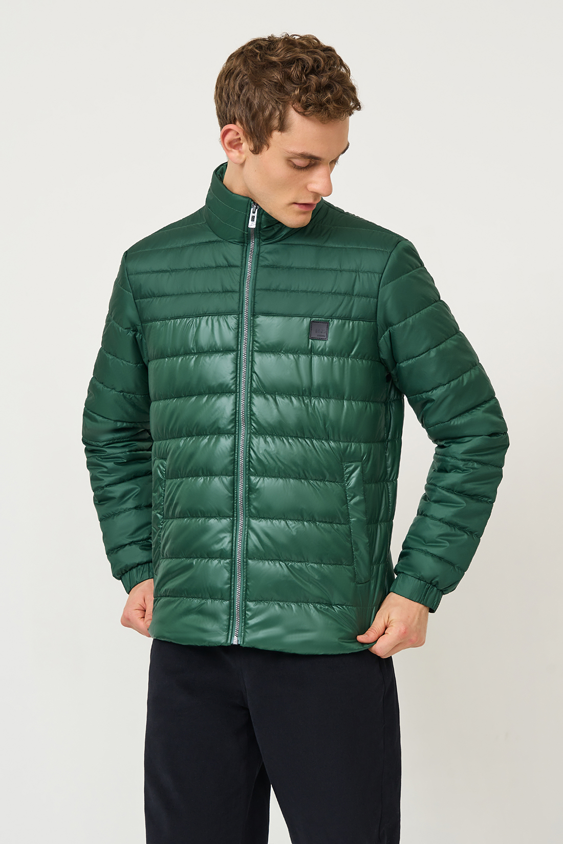 Зимняя куртка мужская Baon B5323504 зеленая L