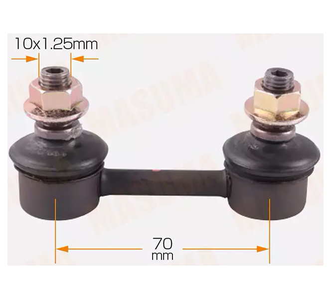 

MASUMA Тяга стабилизатора MASUMA ML2800 front AE101, AE92, ST18# 1шт, ML2800