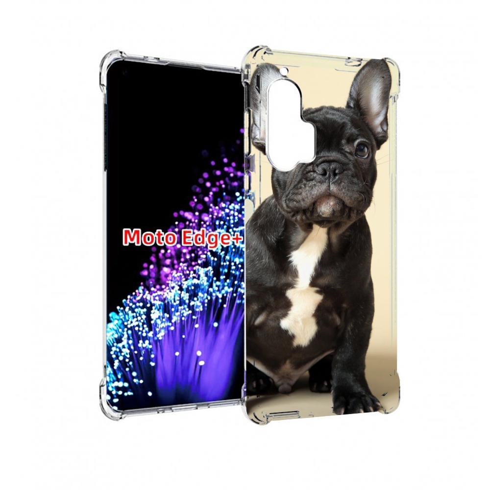 

Чехол MyPads французскии бульдог для Motorola Edge+ Plus, Прозрачный, Tocco