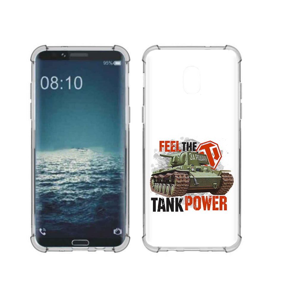 

Чехол MyPads Tocco для Samsung Galaxy J3 Танк (PT226926.574.169), Прозрачный, Tocco