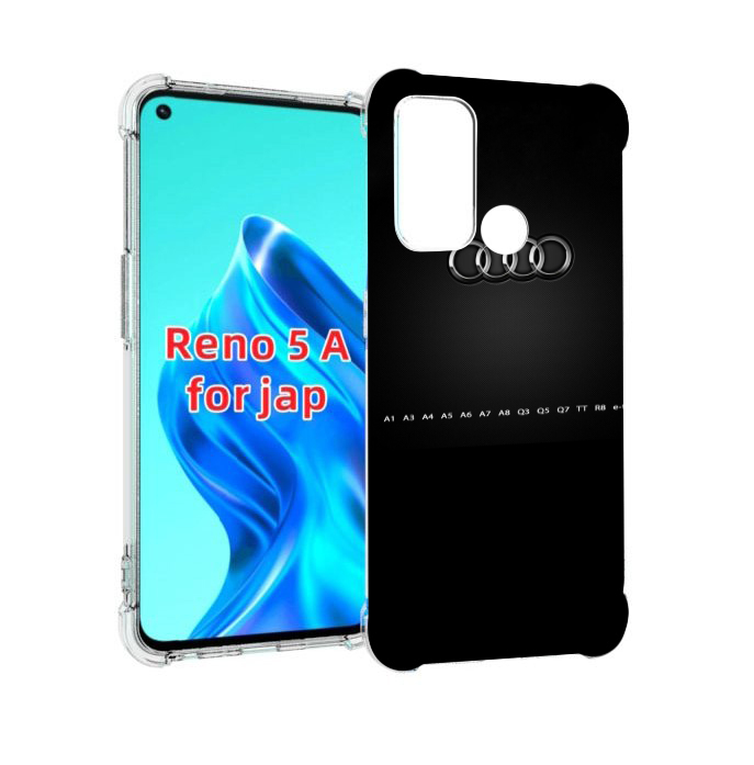 

Чехол MyPads audi 1 мужской для Oppo Reno 5A, Прозрачный, Tocco