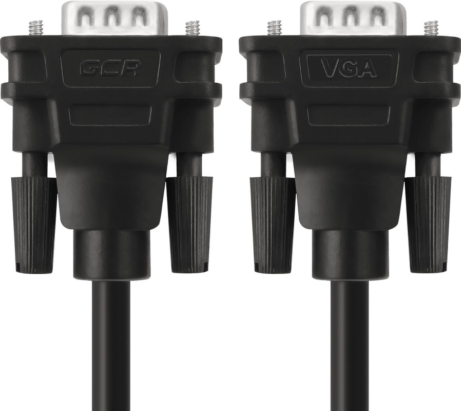 

Кабель GCR VGA-VGA вилка-вилка 1.8м черный