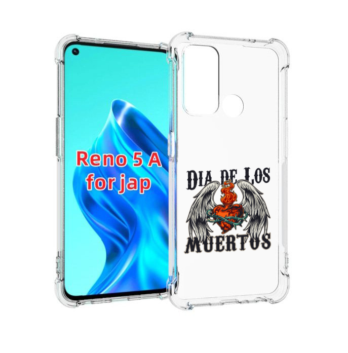

Чехол MyPads burning-heart для Oppo Reno 5A, Прозрачный, Tocco