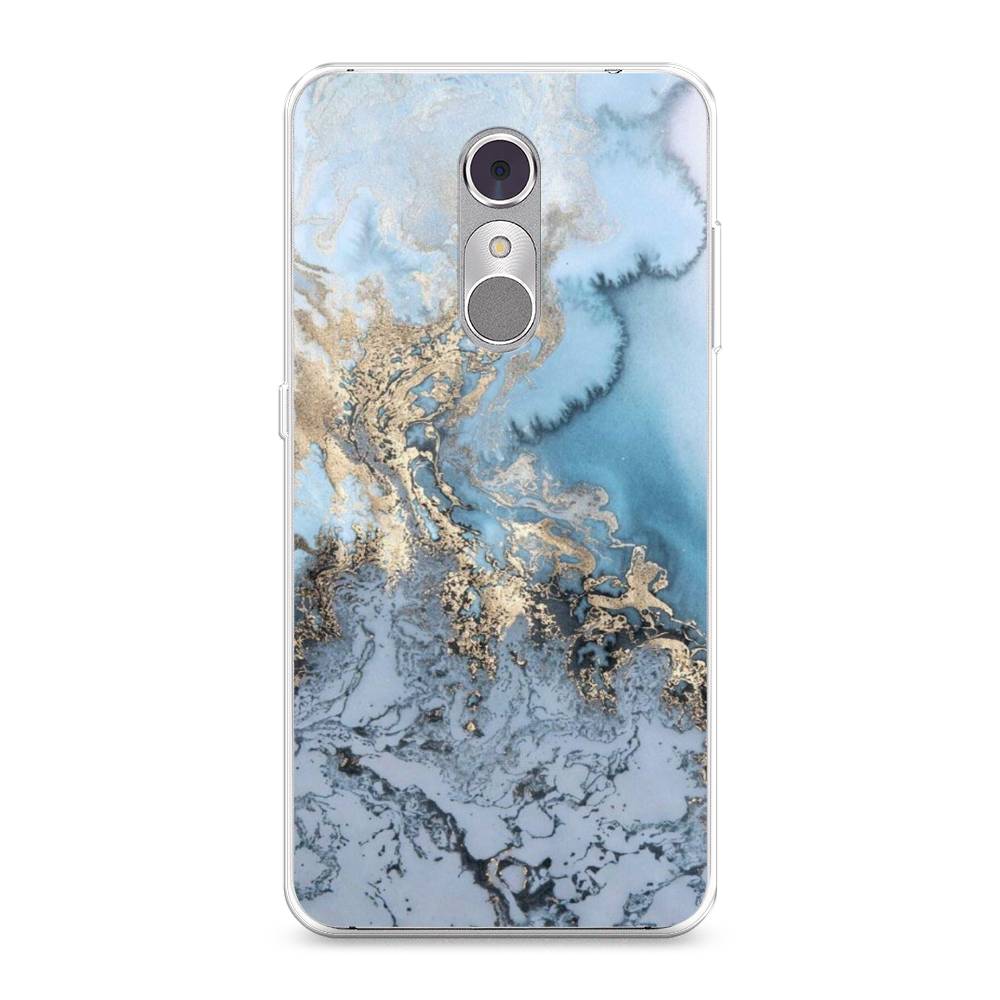 

Чехол Awog на ZTE Blade A910 / ЗТЕ Блэйд A910 "Морозная лавина синяя", 131850-3