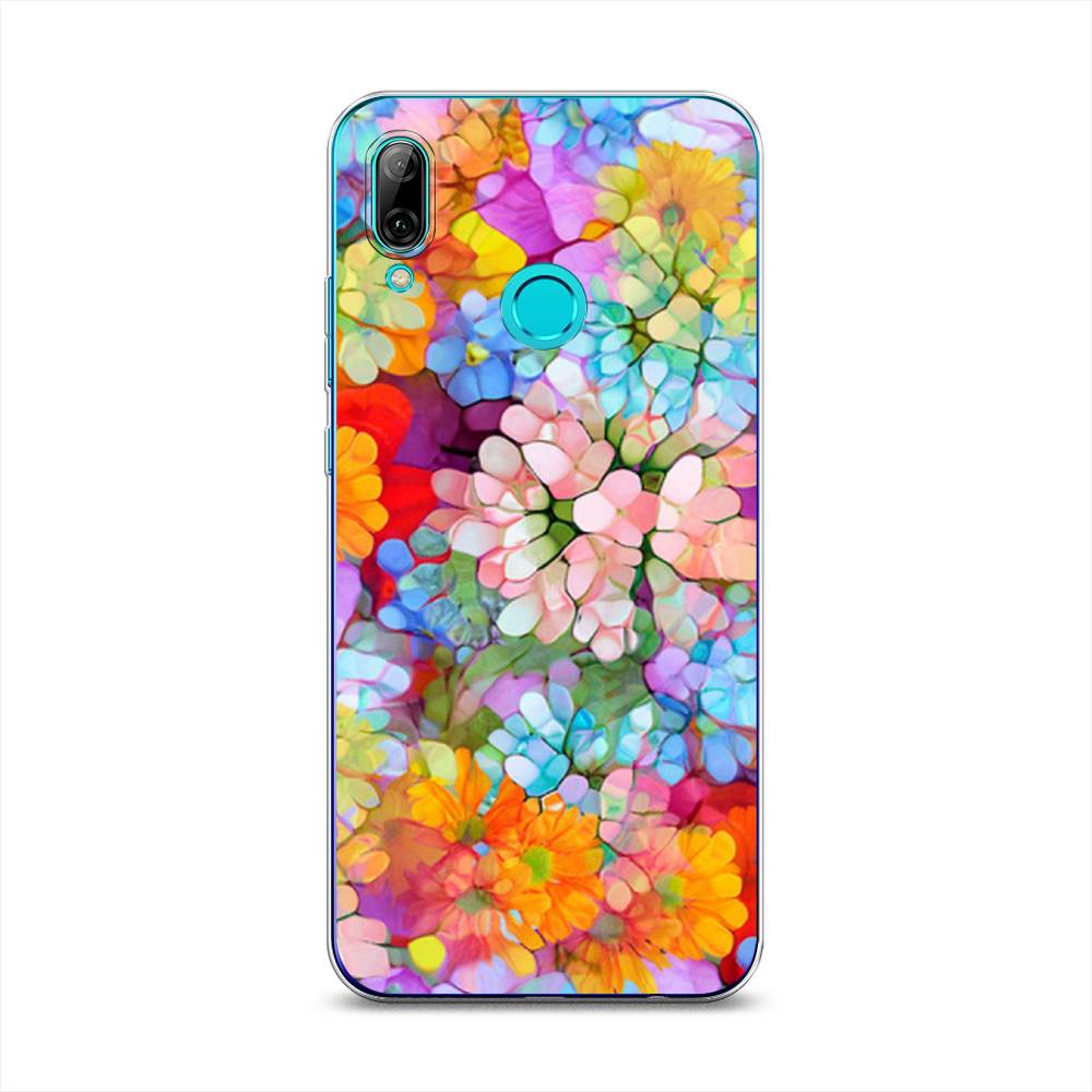 

Чехол на Honor 10 LiteЦветы витраж, Оранжевый;розовый;голубой, 67250-3