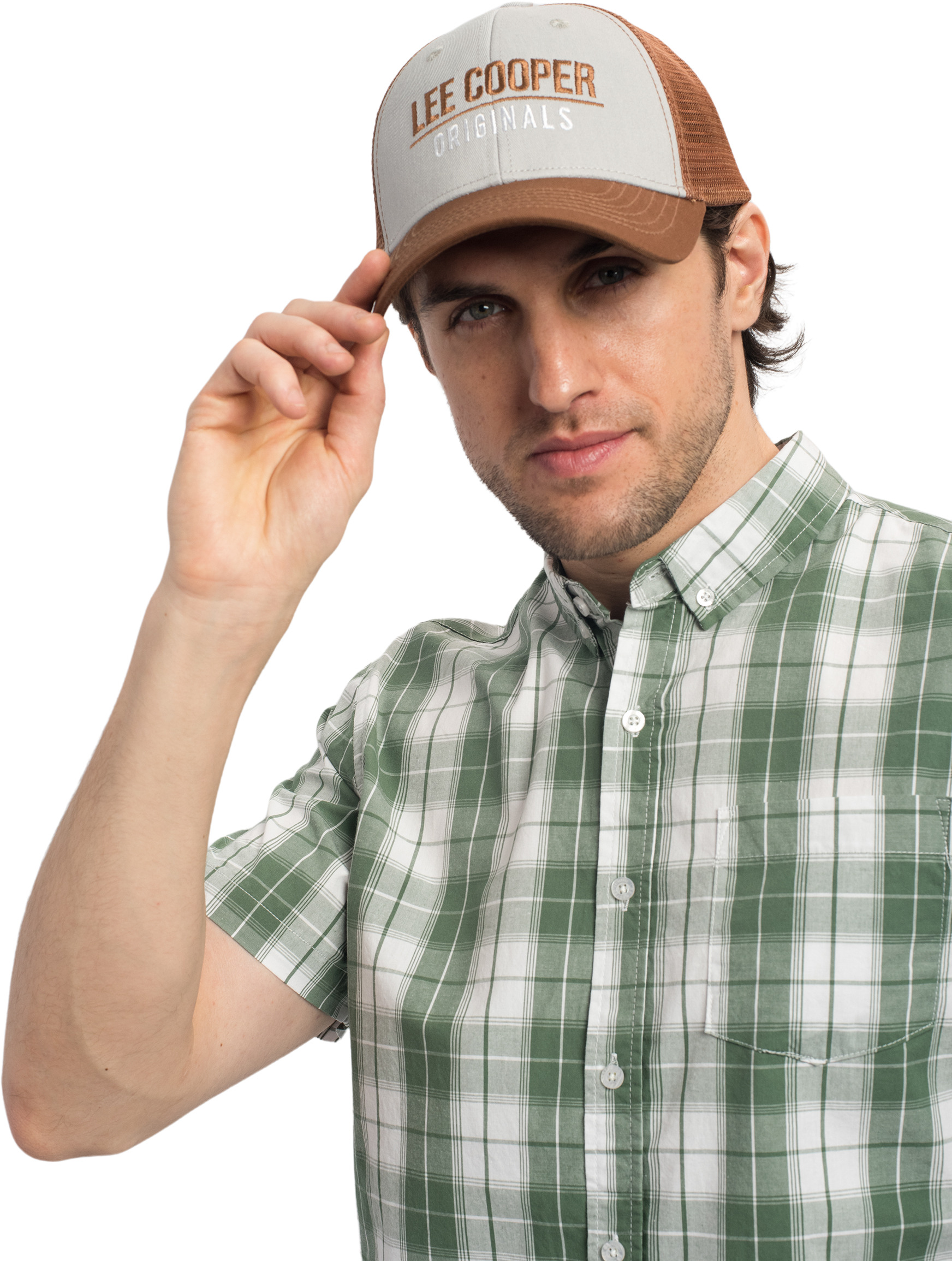 

Бейсболка мужская Lee cooper Cap, коричневый, Cap