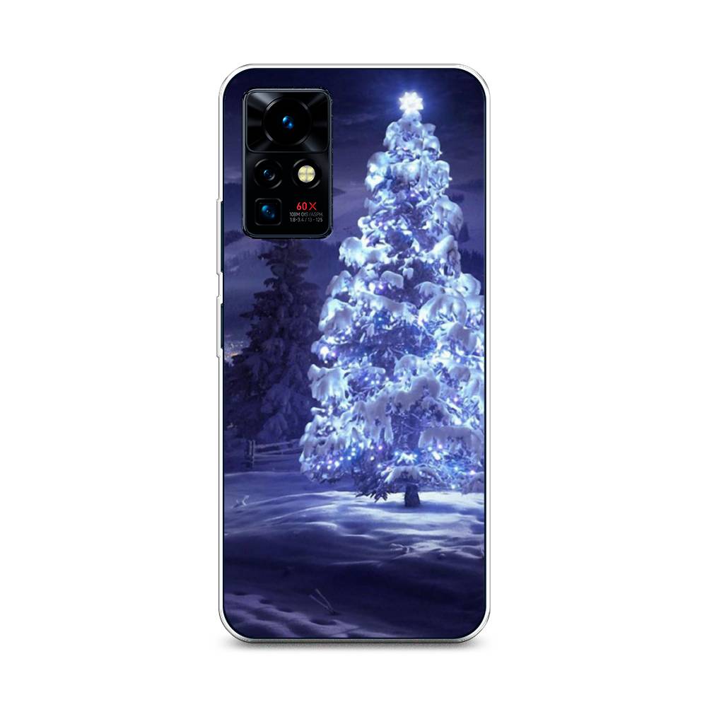 

Чехол на Infinix Zero X Pro "Зима 4", Синий;черный;белый, 3101150-2