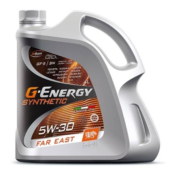 

Масло моторное G-Energy Synthetic Far East 5W30 Промо 4Л+1Л 253142609 G-Energy 253142609