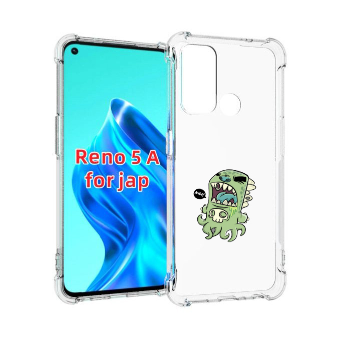 

Чехол MyPads crop для Oppo Reno 5A, Прозрачный, Tocco