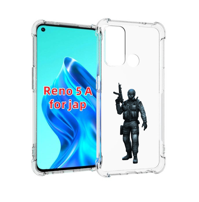 

Чехол MyPads crossfire для Oppo Reno 5A, Прозрачный, Tocco