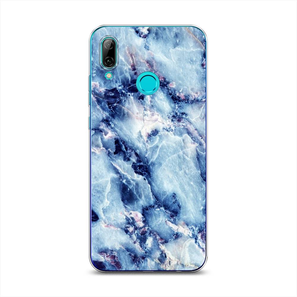 

Чехол на Honor 10 Lite "Мрамор с синими прожилками", Синий, 67250-3