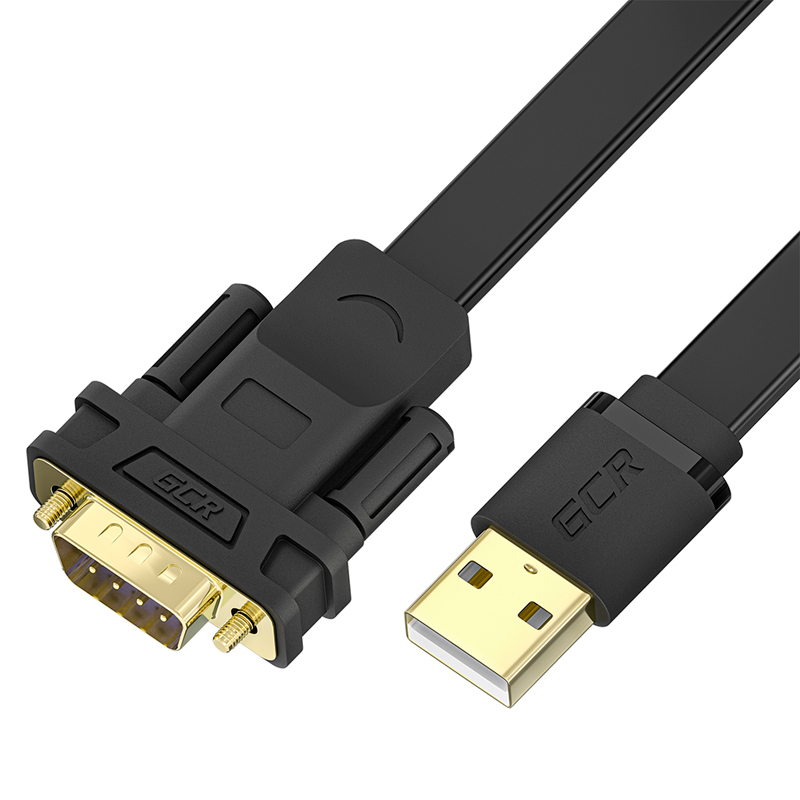 

Кабель NoBrand USB A - RS-232 вилка-вилка 0.5м черный