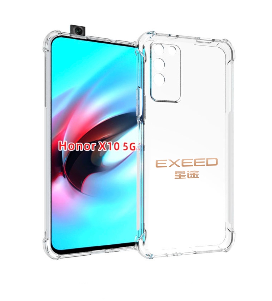 

Чехол MyPads exeed 2 для Honor X10, Прозрачный, Tocco