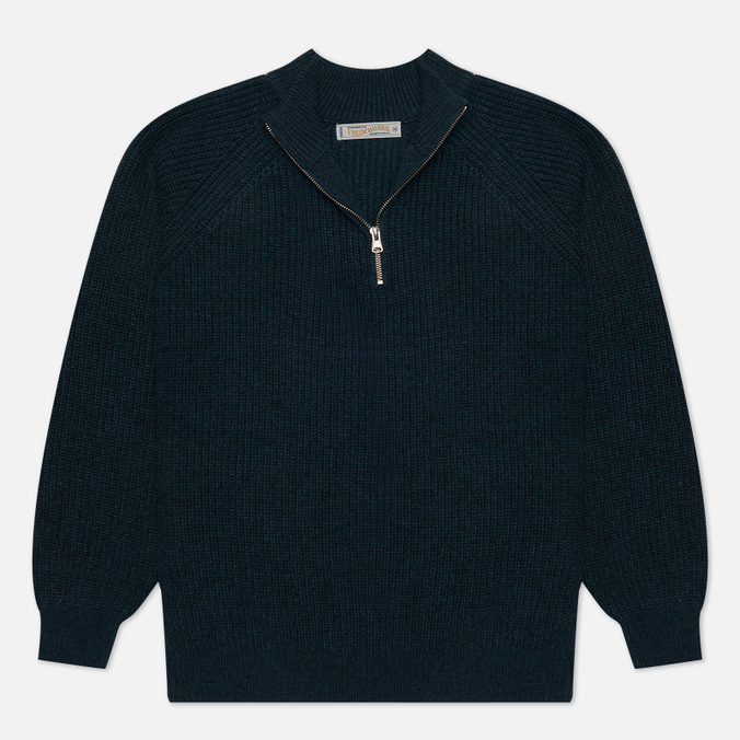 

Мужской свитер FrizmWORKS Half Zip Mock Neck синий, Размер XL, Half Zip Mock Neck